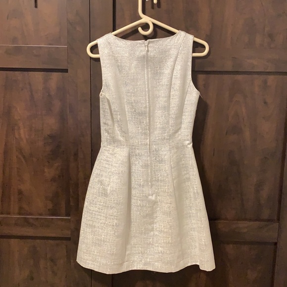 Ivory Sparkle Cocktail Dress - Picture 2 of 4